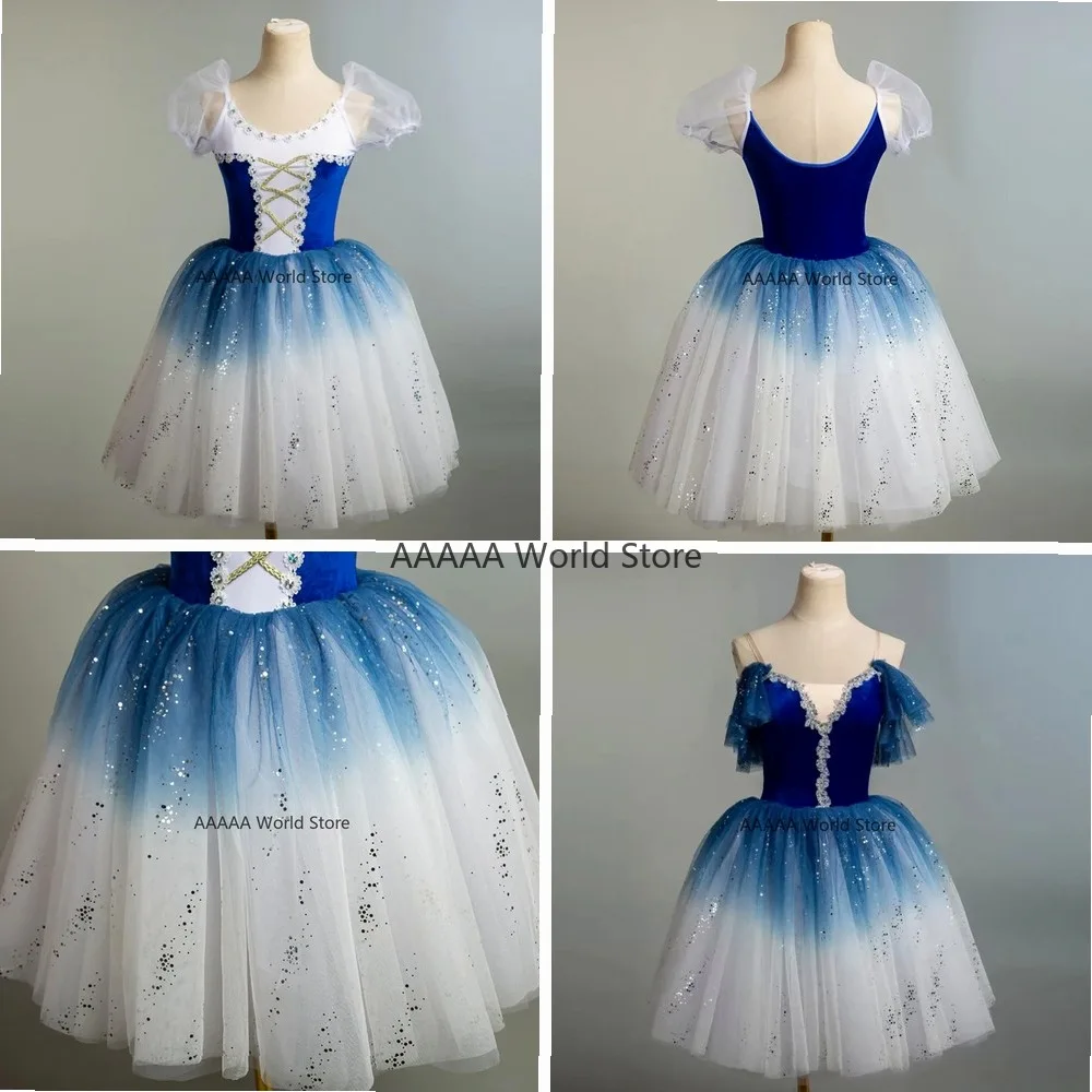 

Girls Ballet Leotard Tutu Dress Elegant Princess Dance Costume Stage Performance Wear Kids Dancewear