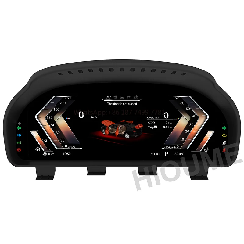 

12.5" Digital Cluster Virtual Cockpit M Sport for . 5 E60 E61 E63 E64 2002-2008 Car Multimedia Player Dashboard Speed Meter