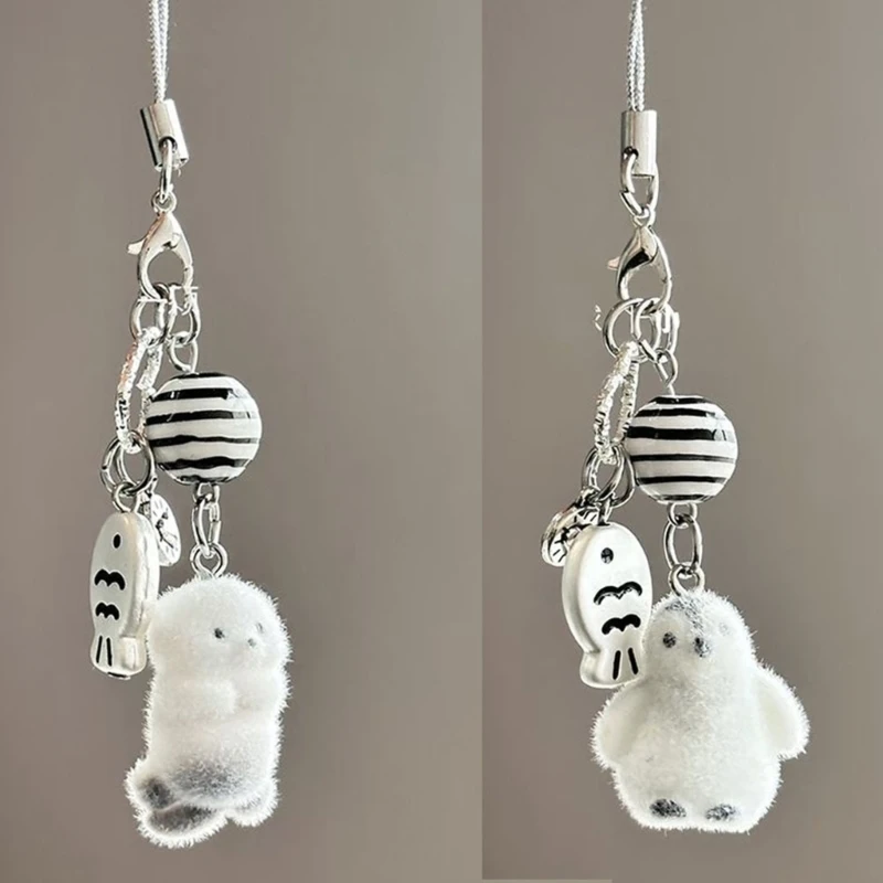 

Cellphone Case Lanyard Keychain Bag Decoration Phone Chain Pendant Straps Cartoon Animal Pattern X37A