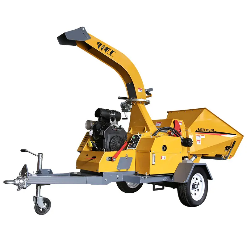 Poderoso motor madeira Chipper para trator