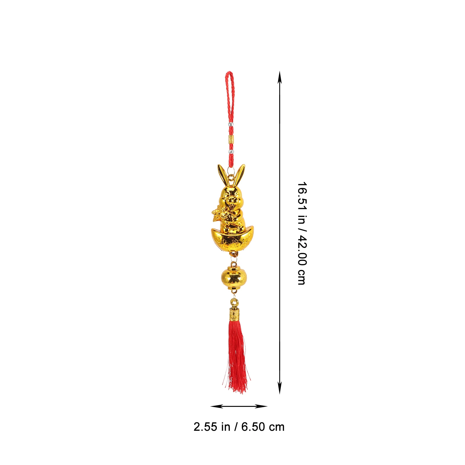 

6 Pcs Rabbit Big Hanging Decoration Spring Festival Decorations Chinese New Year Pendants Baby
