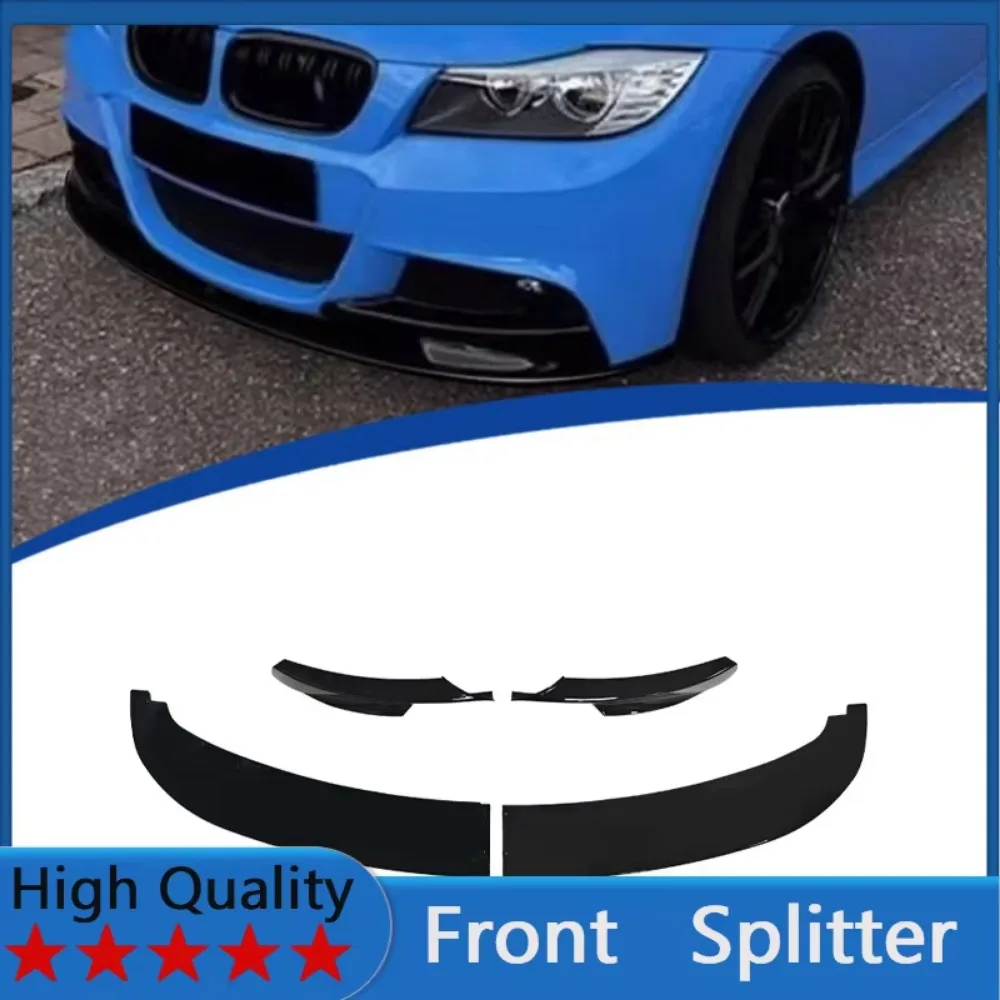 

For BMW 3 Series E90 Sport Edition 2009-2011 Year Splitter Front Bumper Lips Spoiler Body Kit Accessories