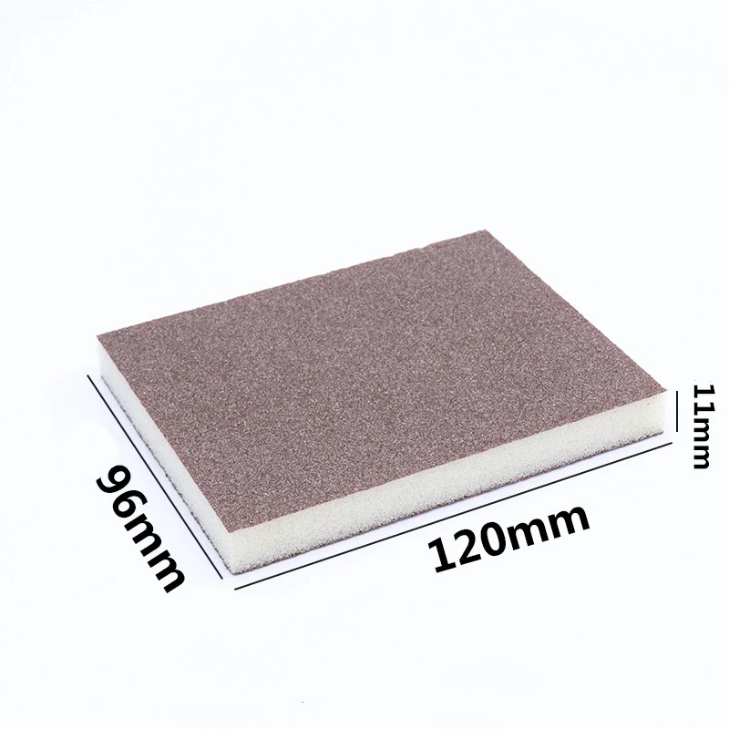 Sponge Sanding Block, Flexible Sanding Sponge for Wood Plastic Metal Polishing, Hand Sanding Pad for DIY Craft Surface Grinding