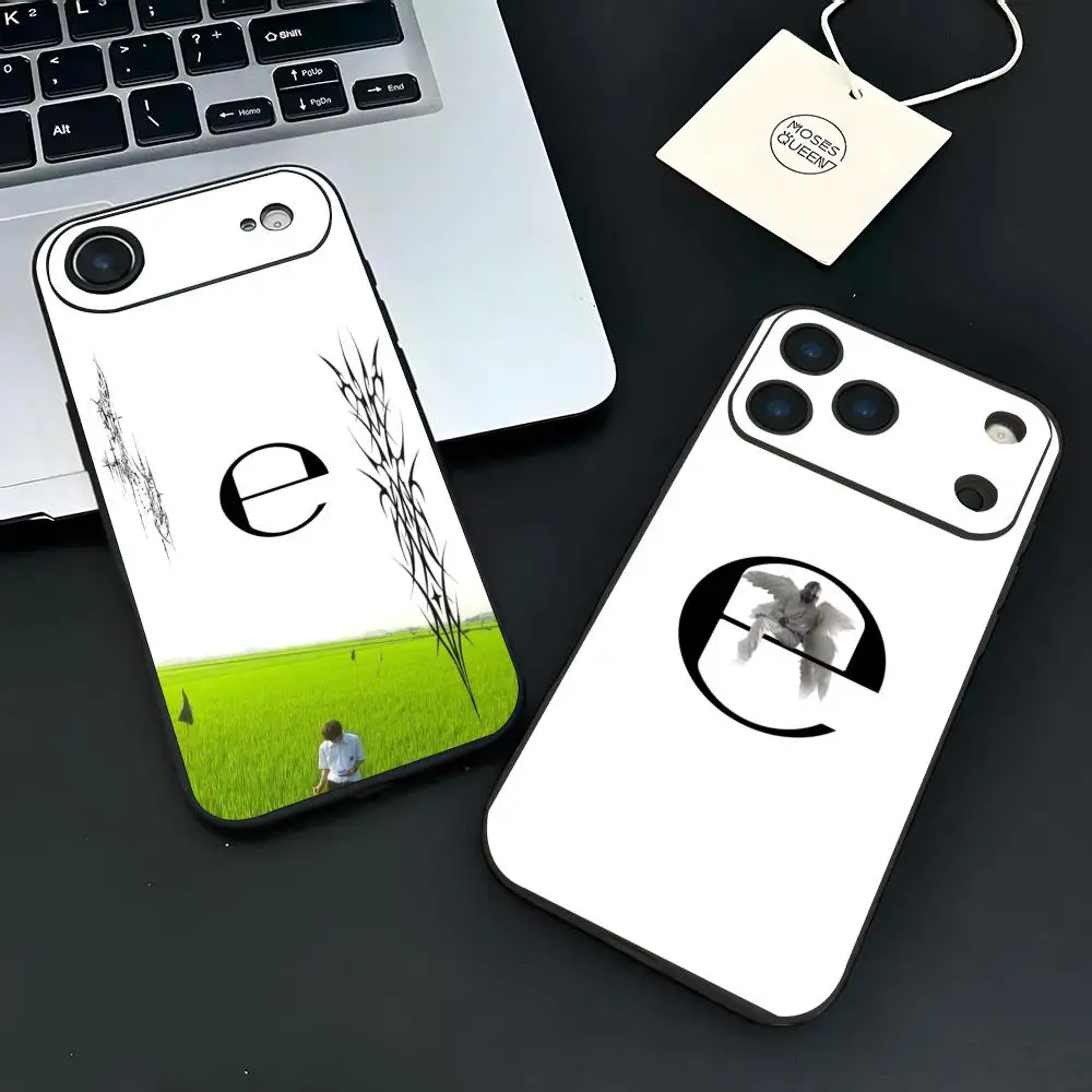 

Чехол для телефона с логотипом E-Ecco2k для IPhone 12-17 Air Plus Pro Max, сатиновый, глянцевый, красочный, отличный подарок