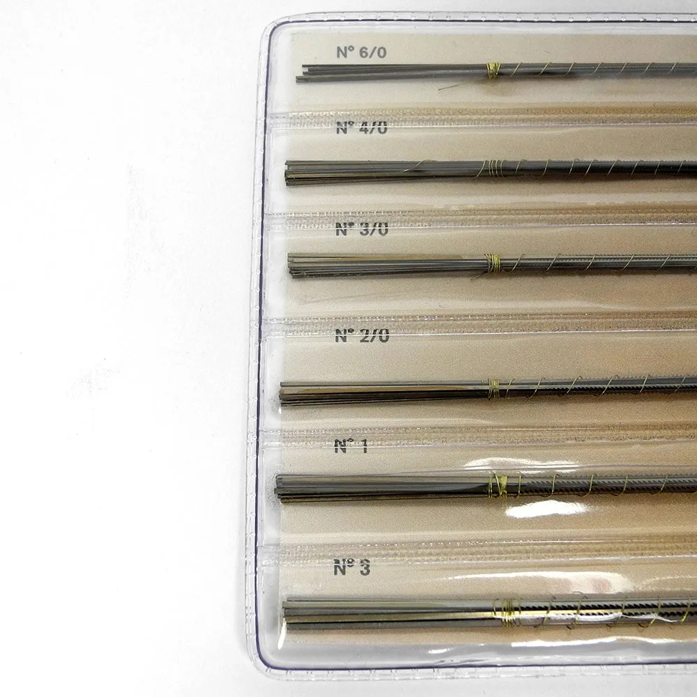 Super Pike 72Pcs Swiss Saw Blades 6 Sizes Assorted Metal Cutting Blades 130mm Round Back Precise Jewelry Watch Making Saw Blades