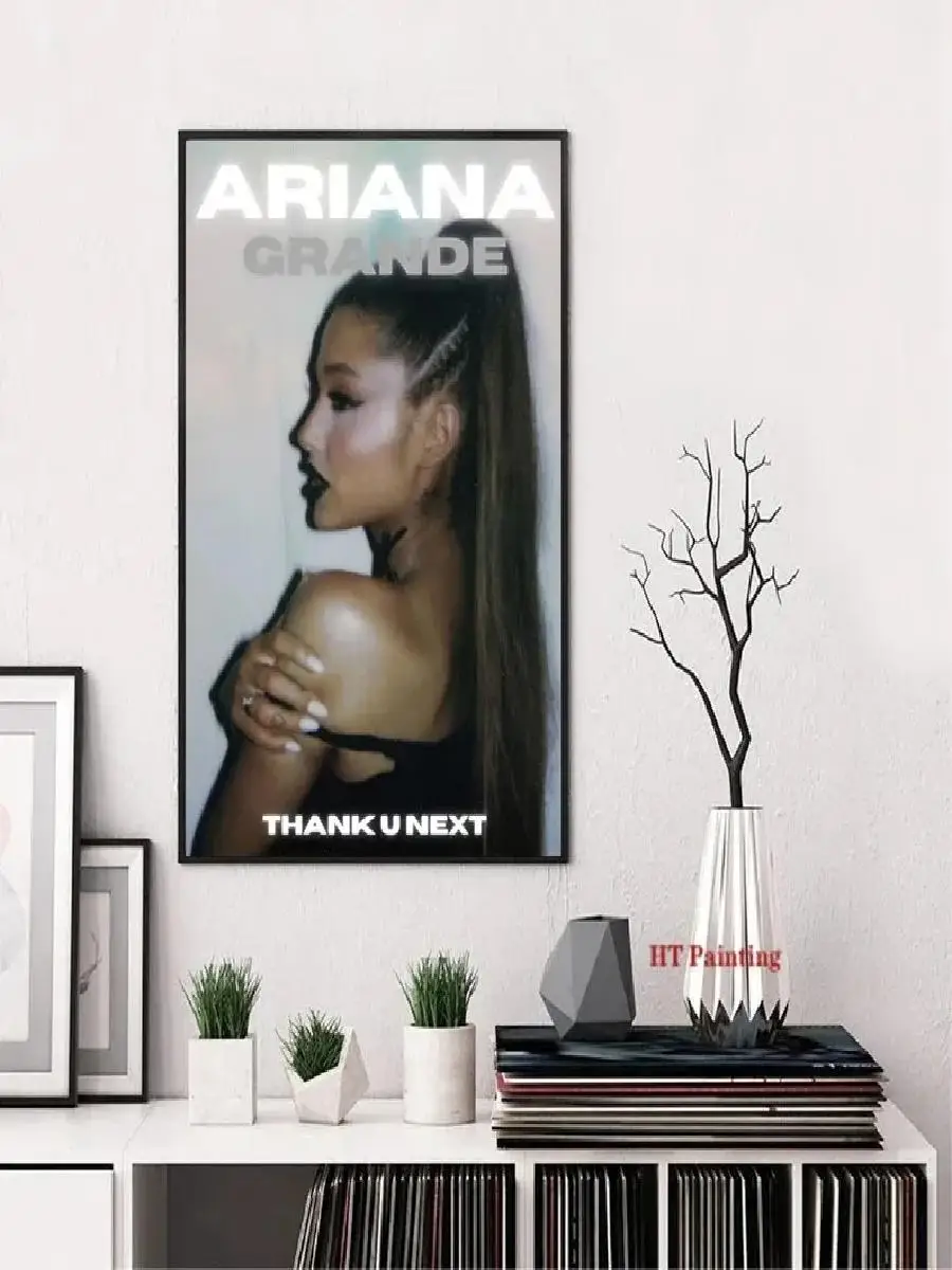 Ariana Grande Music Album Poster  HD Printed Canvas Wall Art Portrait from Positions  Home Decor for Fans Gifts and Wall Decorat