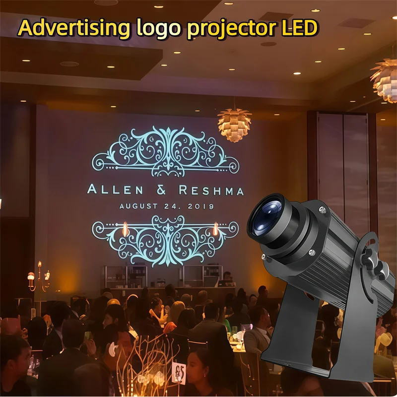 High Power HD Logo Advertising Projection Light Store Sign Lights Waterproof 200W 300W Far Distance Logo Lighting Hotel Building