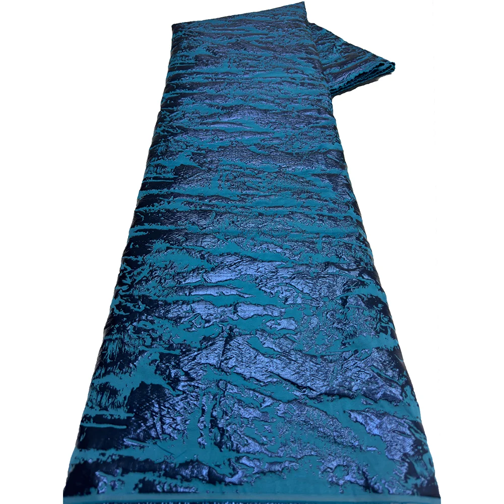 African Tulle Lace Fabric 2026 Satin Nigerian Brocade Gild Jacquard Lace Fabric For Sewing Wedding Party Dress Women Cloth