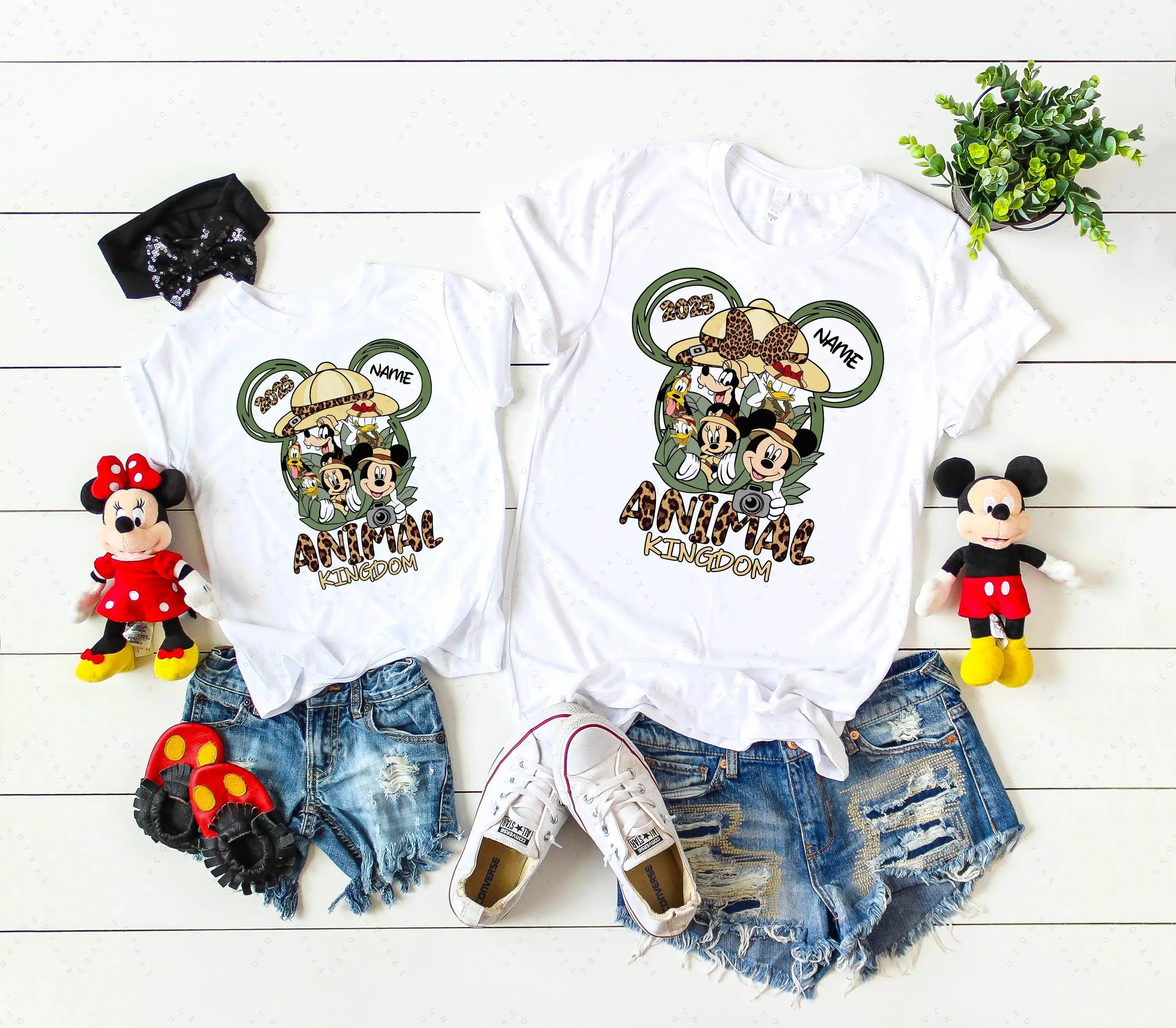 الصيف الخريف ديزني مملكة الحيوان القمم مملكة الحيوان مخصص الحيوان المملكة الأسرة القمصان مملكة الحيوان مطابقة ثلاثية الأبعاد تي شيرت #3