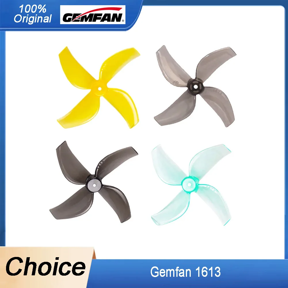 

8 пар 4-лопастных реквизитов Gemfan 1613 — отверстие 40 мм, 1/1,5 мм для микроквадрокоптера FPV