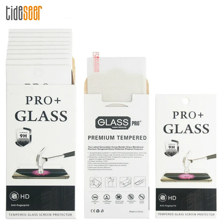 

9H Tempered Glass Screen Protector For iPhone 12 mini 12 11 Pro Max X XS XR 6 7 8 Plus 5 5S SE 2020 Cover Film with Package