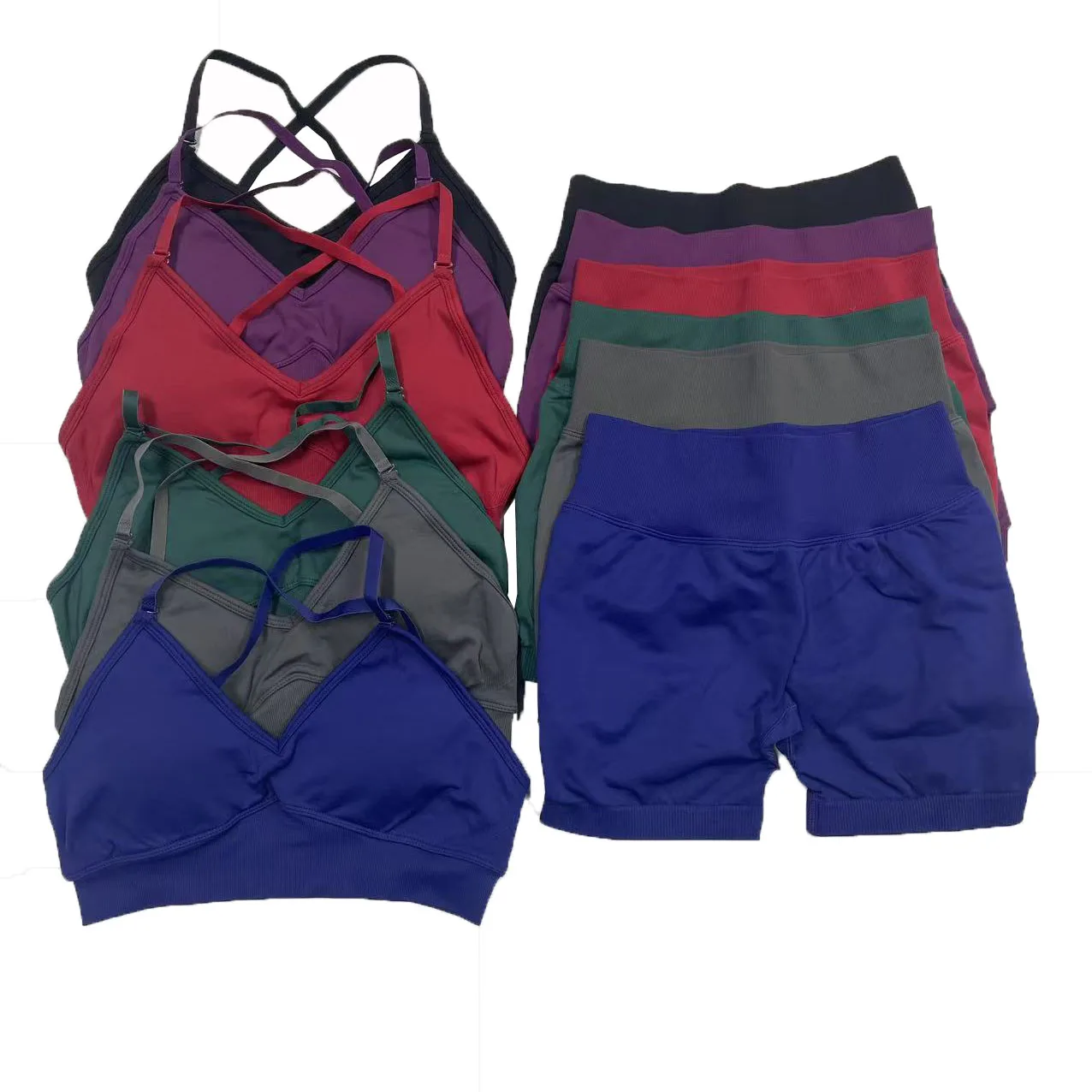 

Спортивные костюмы из 2 предметов: бесшовные штаны для йоги с высокой талией и персиковыми шортами для поднятия ягодиц — спортивные колготки для йоги и спортивный комплект для женщин