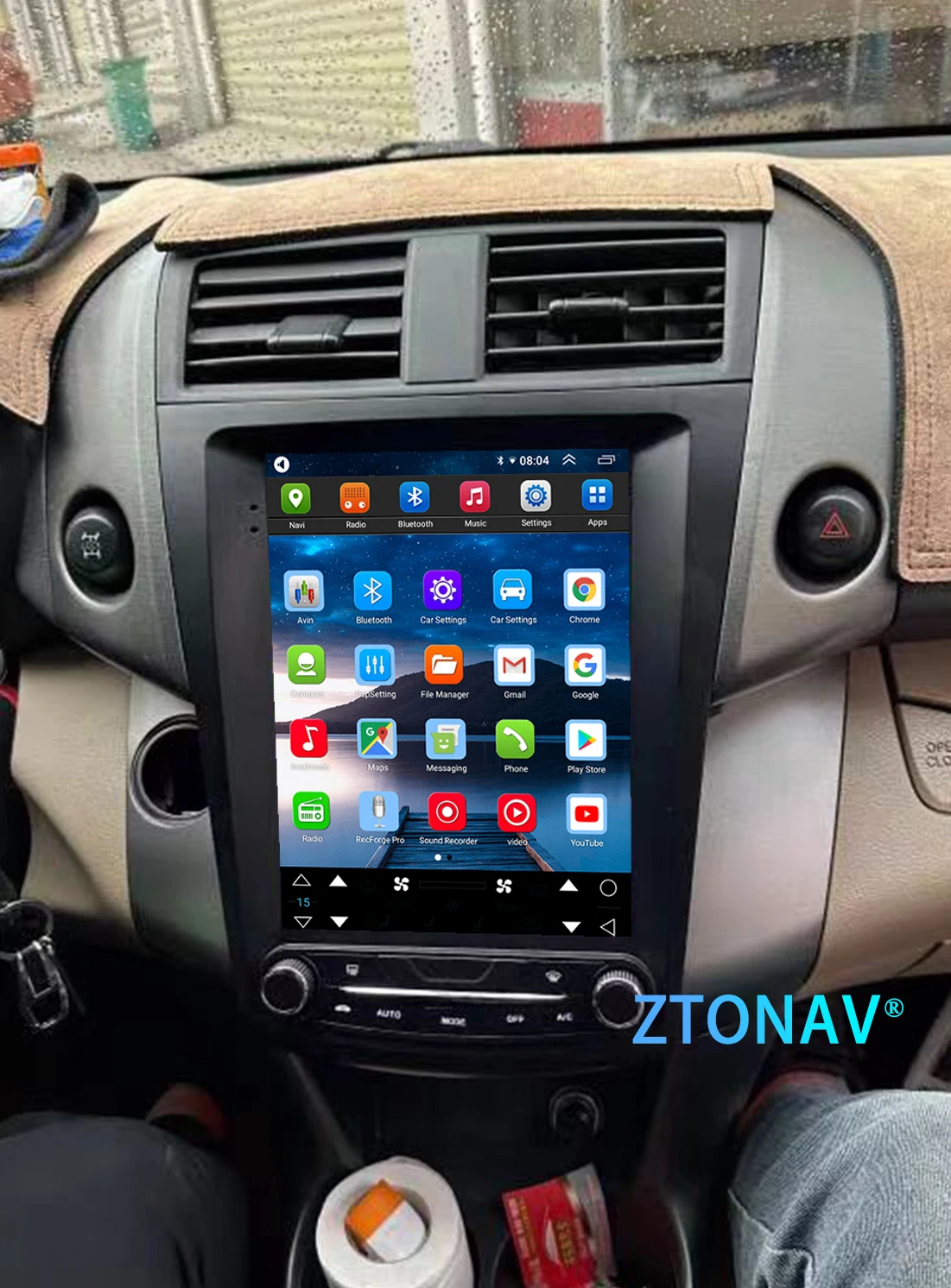 Car Radio Stereo For Toyota Rav4 2008 2009 2010 2011 2012 Tesla Screen Radio Android Screen GPS Navigation Auto Headunit
