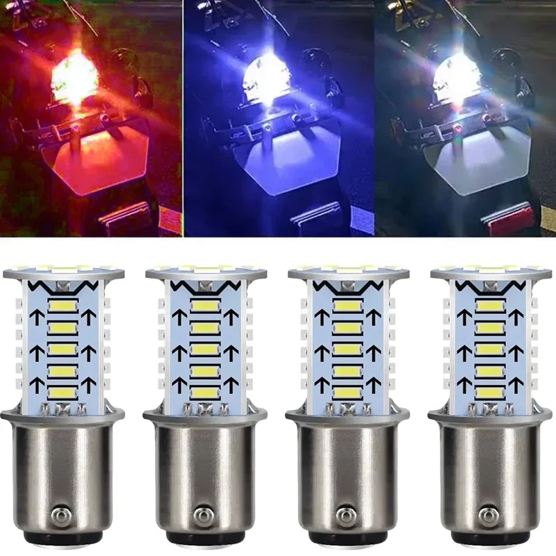 

2/4PCS Universal Car LED Warning Brake Light Driving Strong Spotlight Lights 360 Degrees Signal Lamp Tail Light