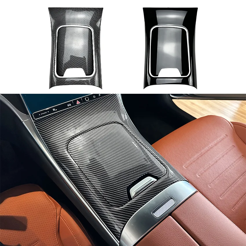 Car Interior Accessories Center Console Panel Sticker Central Control Cover For Mercedes Benz GLC Class X254 GLC260 GLC300 2023+