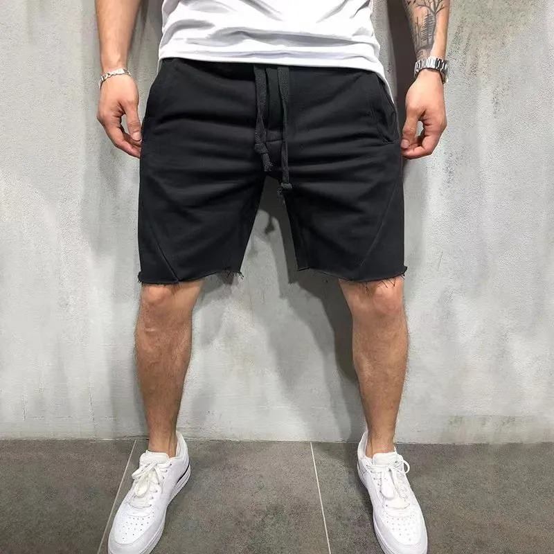 Brand 2022 New Summer Casual White Shorts men\'s summer Basic Short men\'s Korean slim cotton versatile fashion mens beach pants