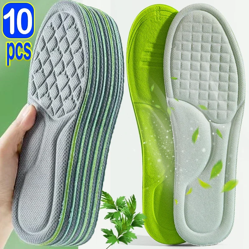 Memory Foam Insoles for Shoes Men Women Nano Antibacterial Massage Sport Insole Feet Orthopedic Shoe Sole Running Accessories