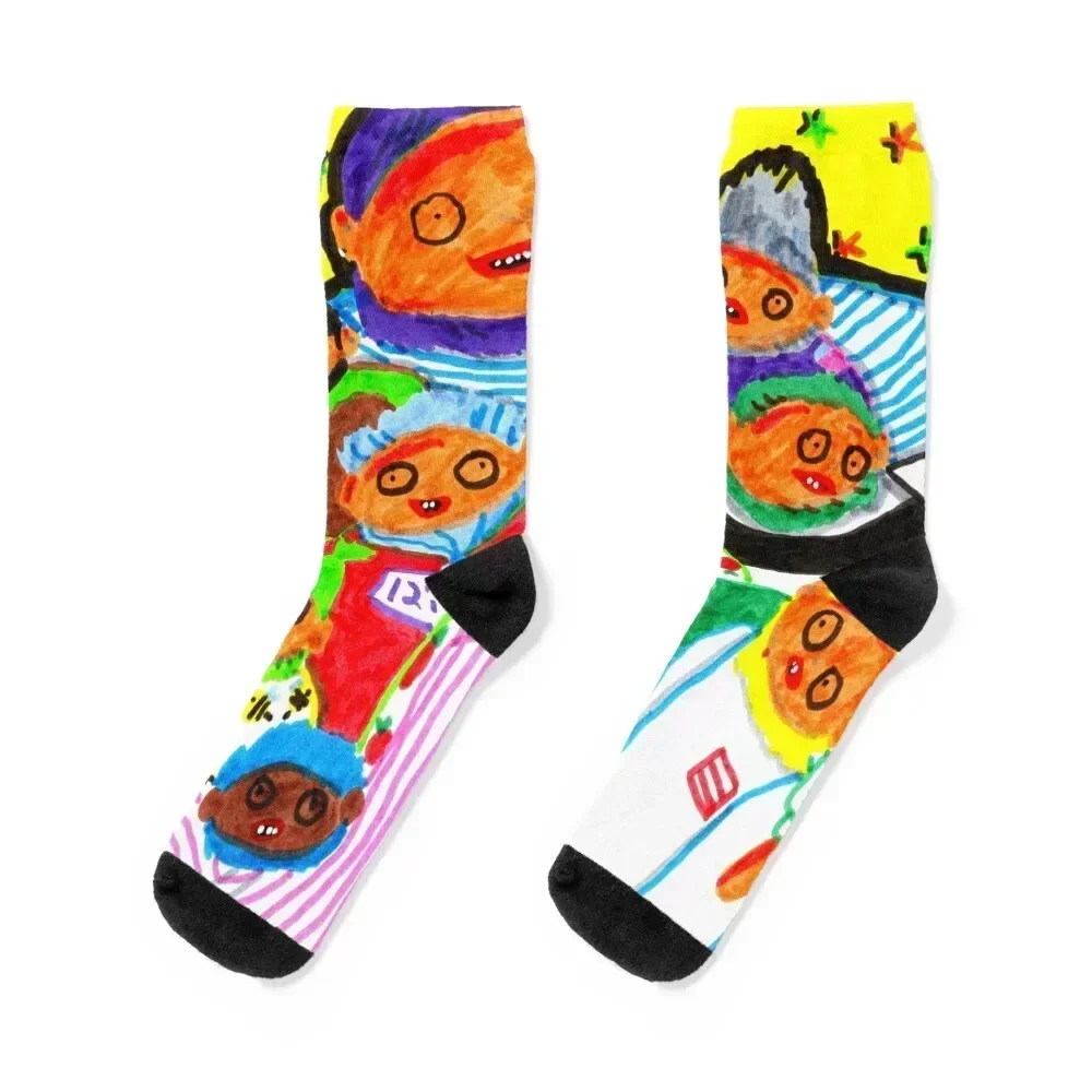 

kindergarten Socks Stockings compression gym luxe funny gift Socks For Women Men's
