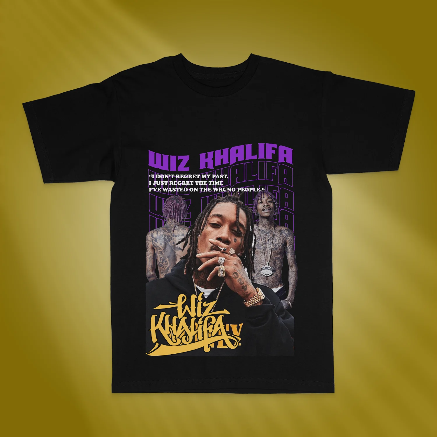 Wiz Khalifa T-Shirt In Hip-hop Unisex Fashionable Tee