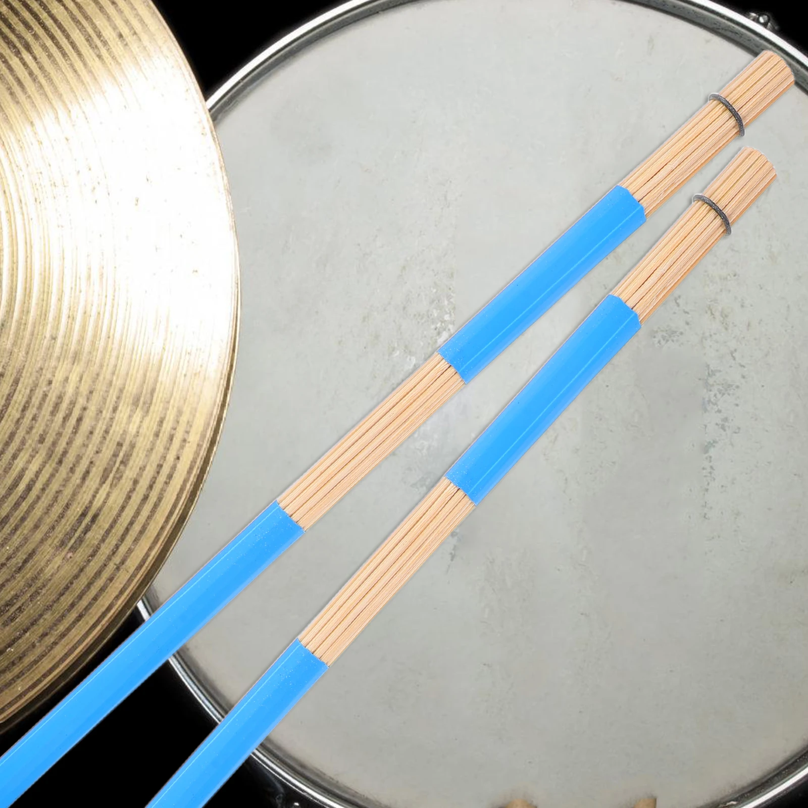 

19 Wooden Drum Rods Bamboo Percussion Dowels MultiRod Accessories Durable Grip Suitable Drums Jazz Folk Music Instruments