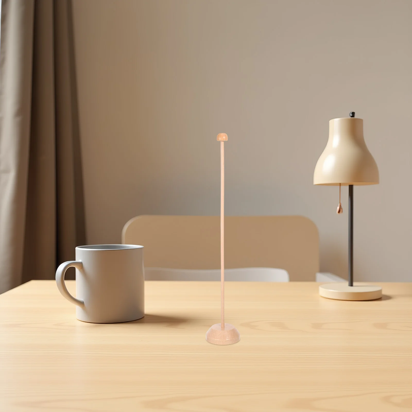 

Desk Flag Holder Wooden Indoor Flagpole Stand for Office Meeting Room Decor National Sports Flags