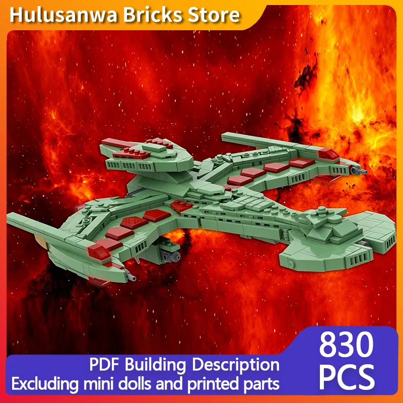 

Popular Movie Model MOC Building Bricks Space Combat Battleship Modular Technology Gifts Holiday Assemble Children Toys Suit