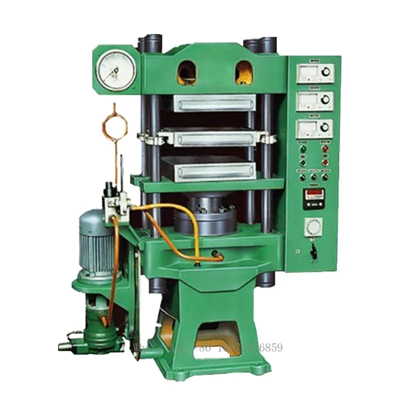 Small Flat Plate Vulcanizing Machine Vulcanizing And Molding Machine For Rubber And Plastic Products Double-Layer Hot Press