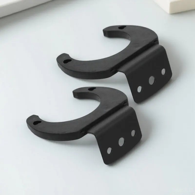 2Pcs Wireless Microphone Hook Wall Mount Silicone Mic Hanger Holder for Studio Home Karaoke Stage Microphone Stand Accessory