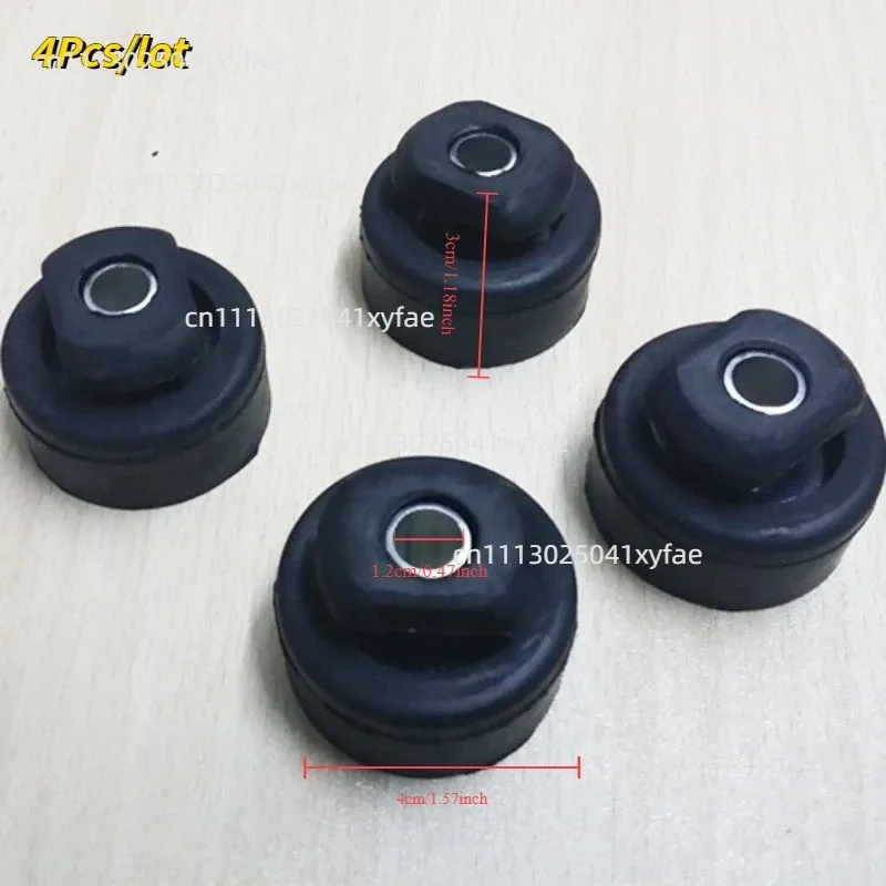 4Pcs Vibration Damping Foot Pads Compatible with Copeland Compressor Air Conditioner Compressor Shock Pads