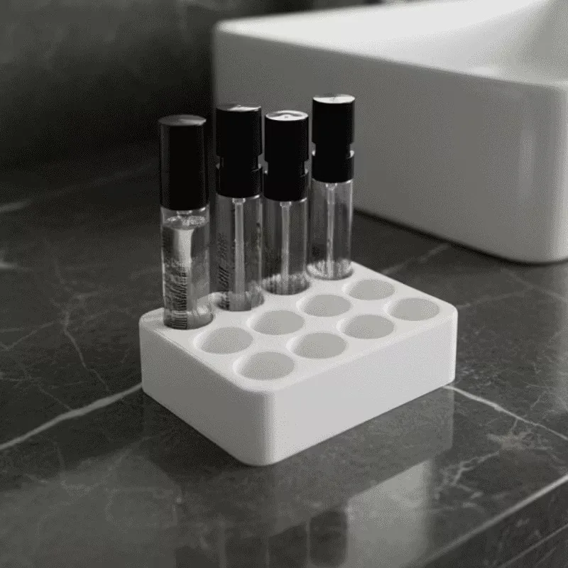 Perfume Sample Storage Table Display Tray For 10mm Diameter Mini Perfume Bottle Sample Bottle Storage Box Cosmetics Storage Rack