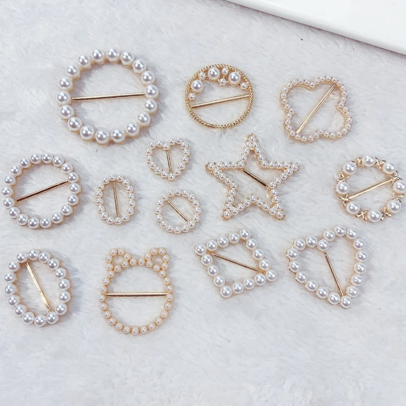 Simple Knot Scarf Buckles Irregular Shapes Brooches T-shirt Waist Tighting Bottons Geometric Lapel Pins Clothing Accessories