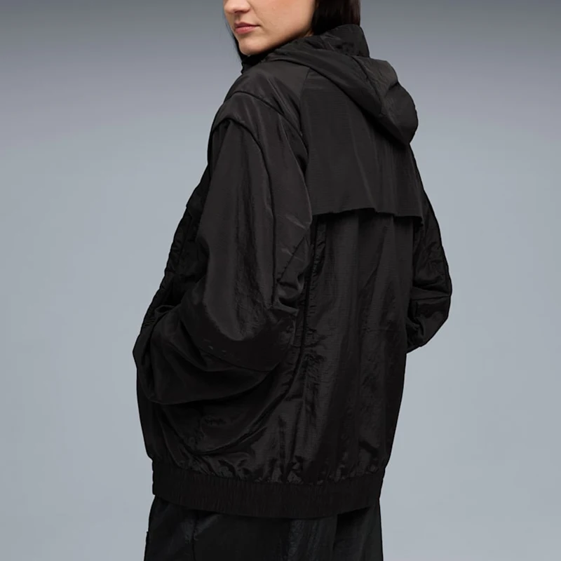 Puma genuine Spring and Autumn unisex retro casual hooded breathable jacket 633020-01