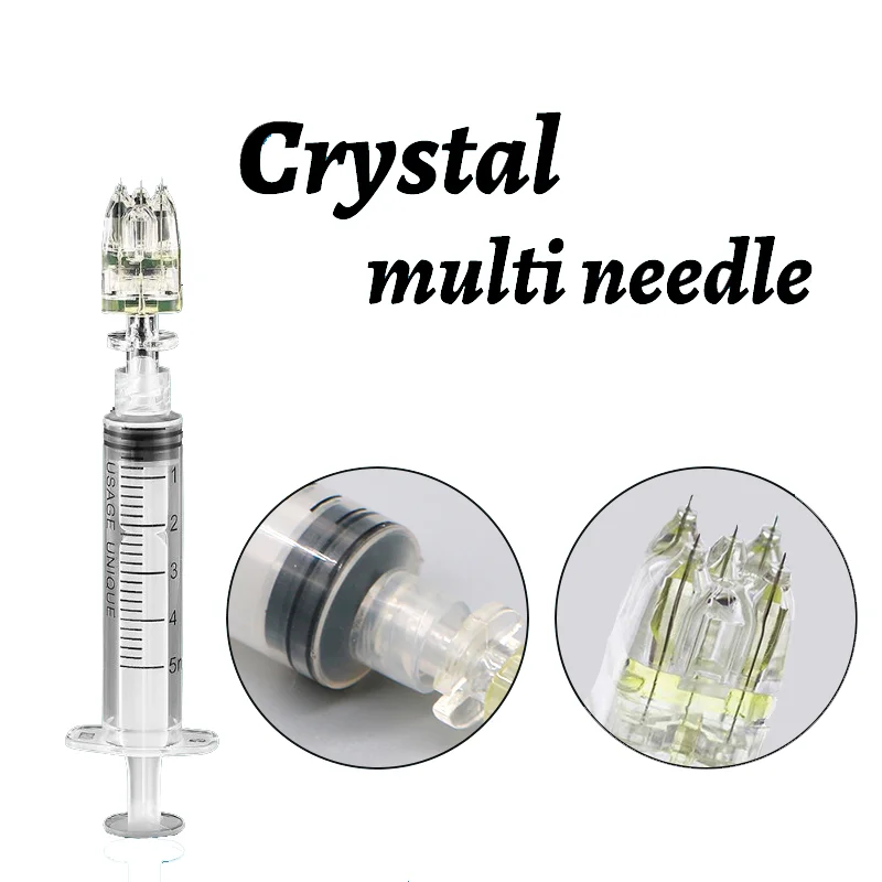 韓国クリスタル 5 ピン 9 ピンメソセラピー針 32 グラムマイクロニードル陰圧カートリッジマルチニードル