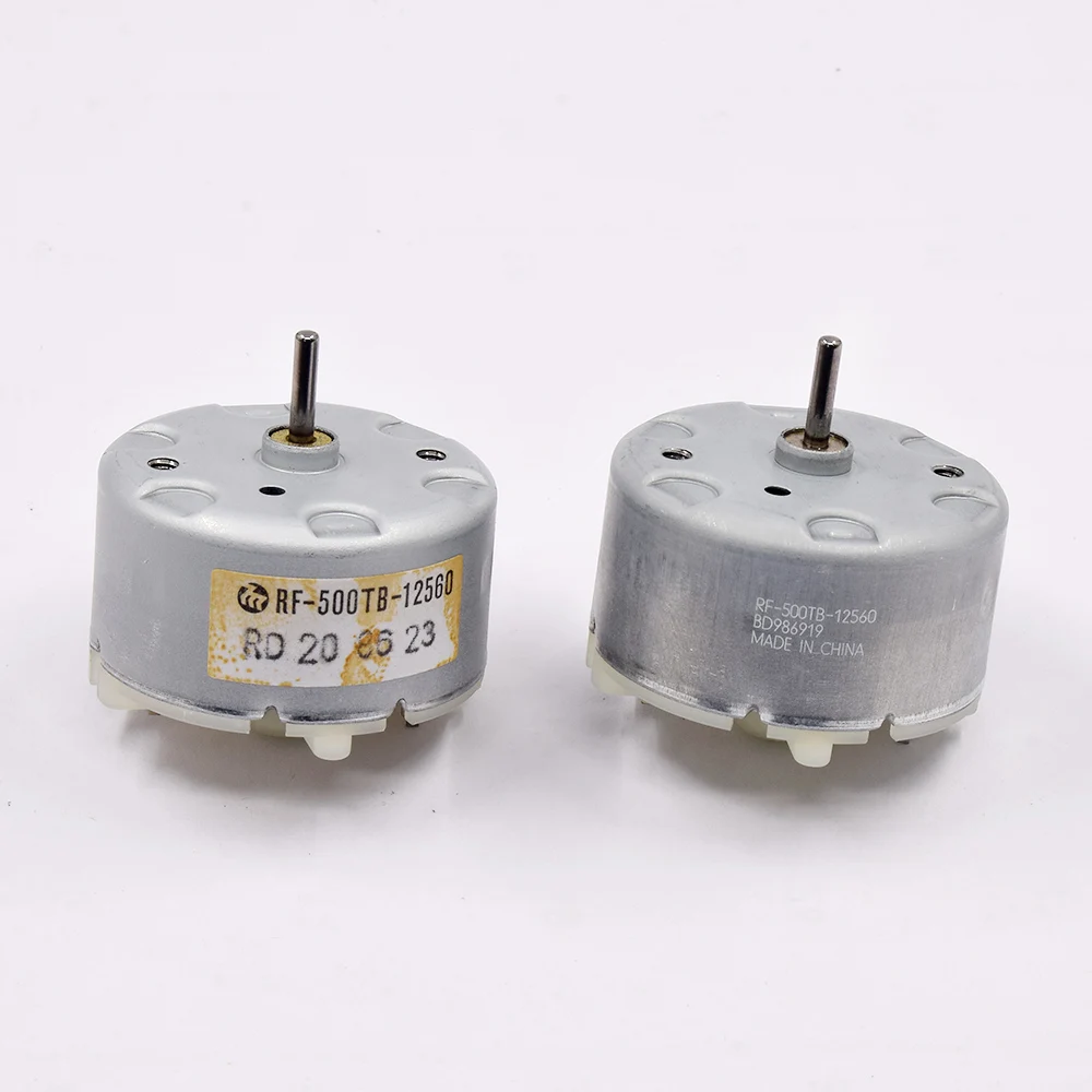 Moteur Électrique RF-500TB-12560 DC 4-12V - Micro Moteur Silencieux Robuste Pour Projets DIY, Vannes Électriques, Ventilateurs Et Automatismes