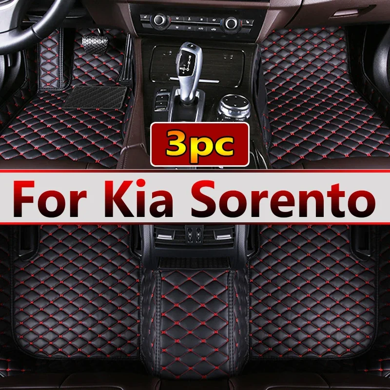 Car Floor Mats For Kia Sorento（Five Seats）2009 2010 2011 2012 Customauto Foot Pads Automobile Carpet Cover interior accessories