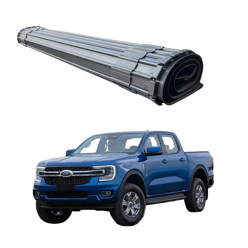 4x4 accessories vehicles pickup camper Hard Roll up bed cover for ford ranger next gen tonneau ranger upgrade raptor thailand