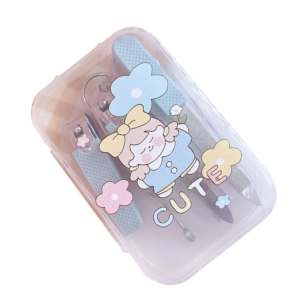 1 set tagliaunghie professionale set manicure multifunzione pedicure kit per toelettatura strumenti per unghie e unghie dei piedi in acciaio inossidabile