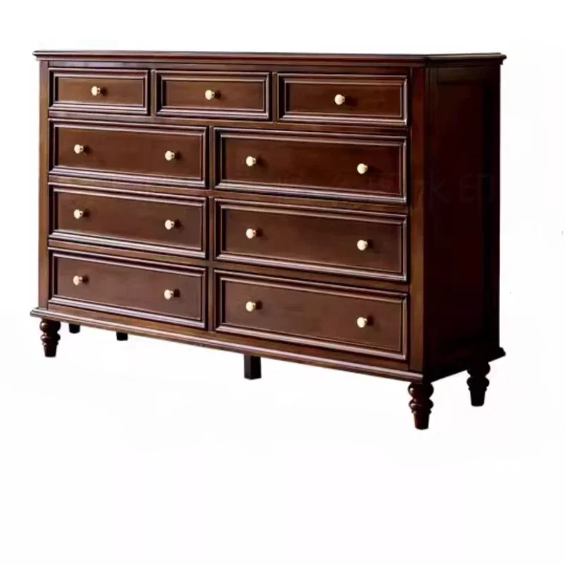 럭셔리 우드 거실 캐비닛 수납 서랍 침실 코모다 캐비닛 보석 정리함 가구