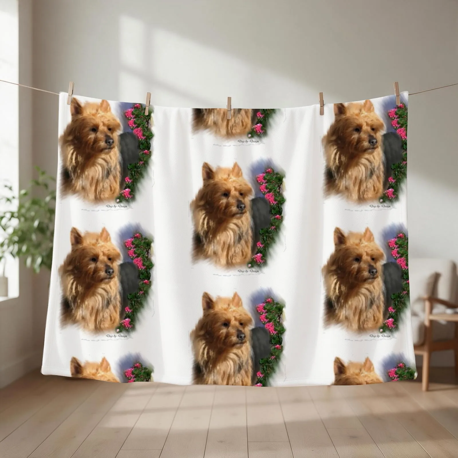 Australian Terrier Dog Lovers Art Gifts Throw Blanket Custom Thin Blankets Sofas Of Decoration blankets ands Blankets