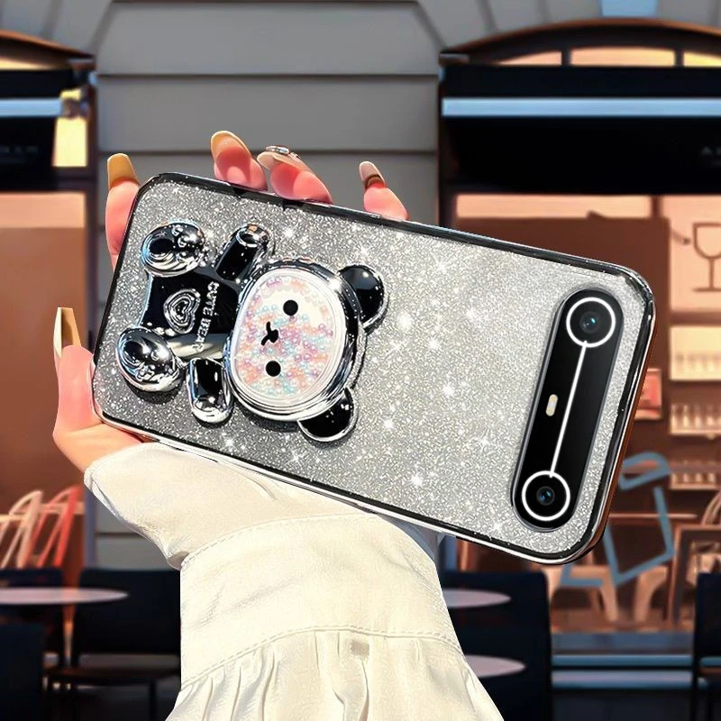 حافظة لهاتف Tecno Spark Slim Fashion Bear لهاتف Tecno Spark غطاء مقاوم للصدمات #4