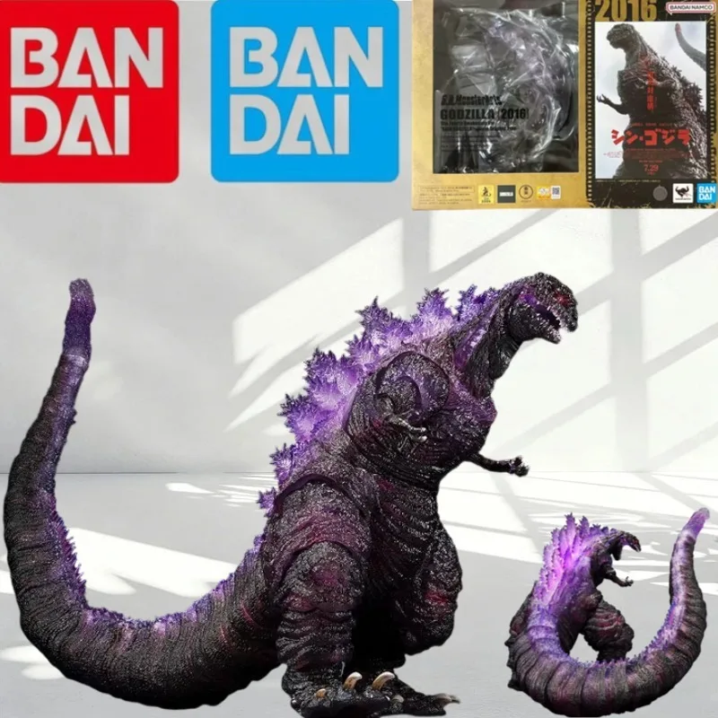 Genuine Bandai S.H.MonsterArts Godzilla 2016 The Fourth Awakening Ver. Figura de acción Shin Godzilla Movie Graphic Plus en stock