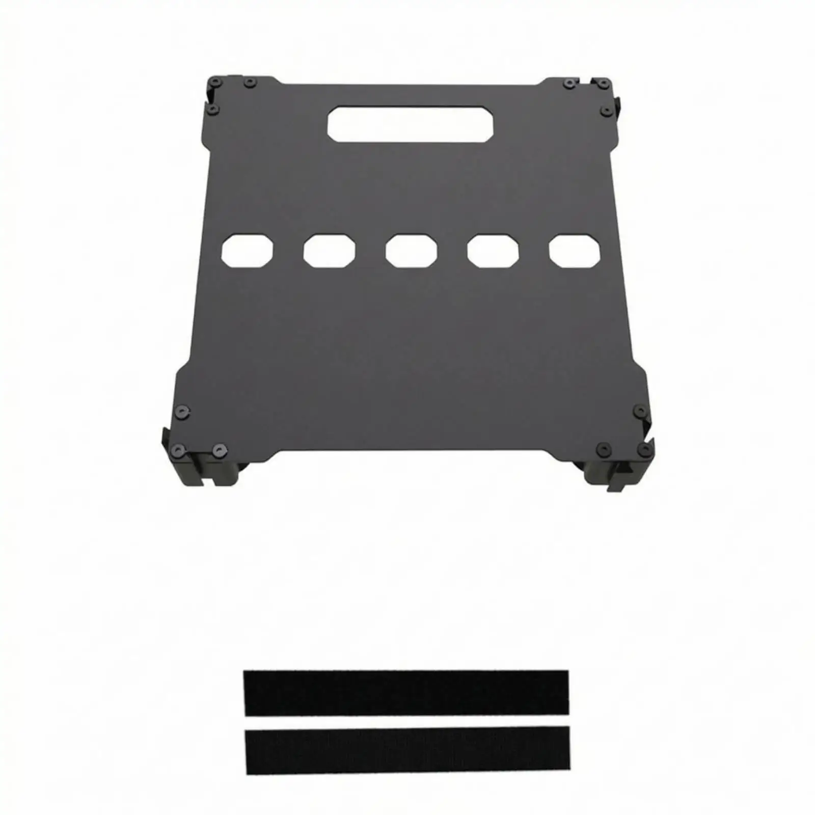 Guitar Pedal Board Aluminum Modular Platform with Anti Slip Surface Adjustable Feet for Studio or Live Shows