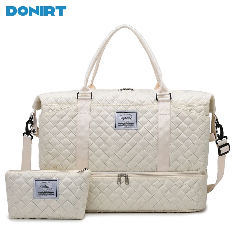 

Travel Lightweight Luggage Bag Large Capacity Business Trip Duffel Bag Women Storage Bag Fitness Yoga Mother-Child Boarding Bag