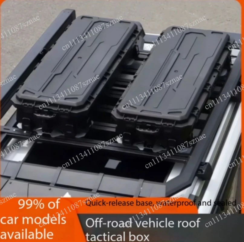 Custom Universal Top Car Roof Rack Luggage Bag Storage Roof Box Cargo Boxes 4X4 PICKUPS OFFROAD
