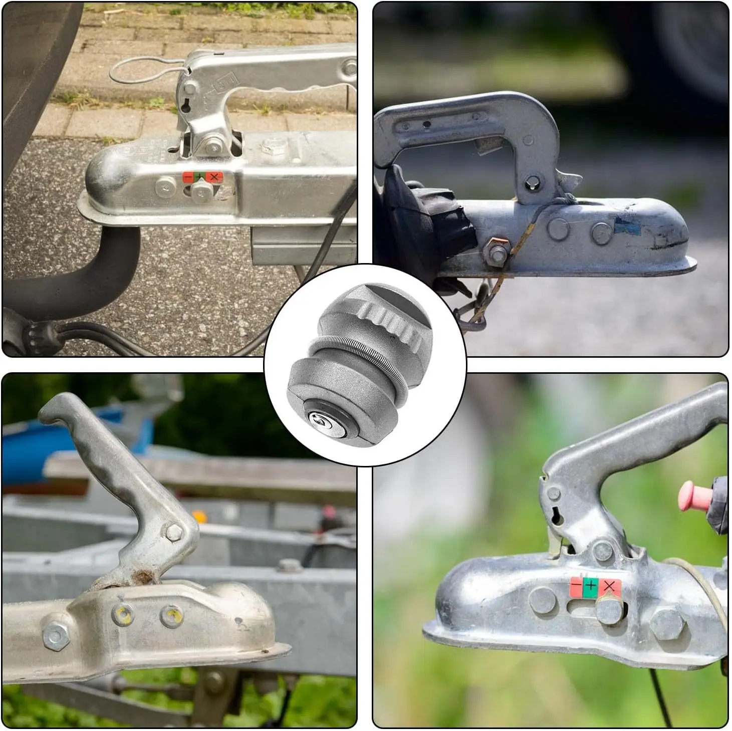 

Разъем для прицепа, противоугонная муфта для прицепа, универсальная муфта для каравана, грузовика, лодки, медный сердечник блокировки