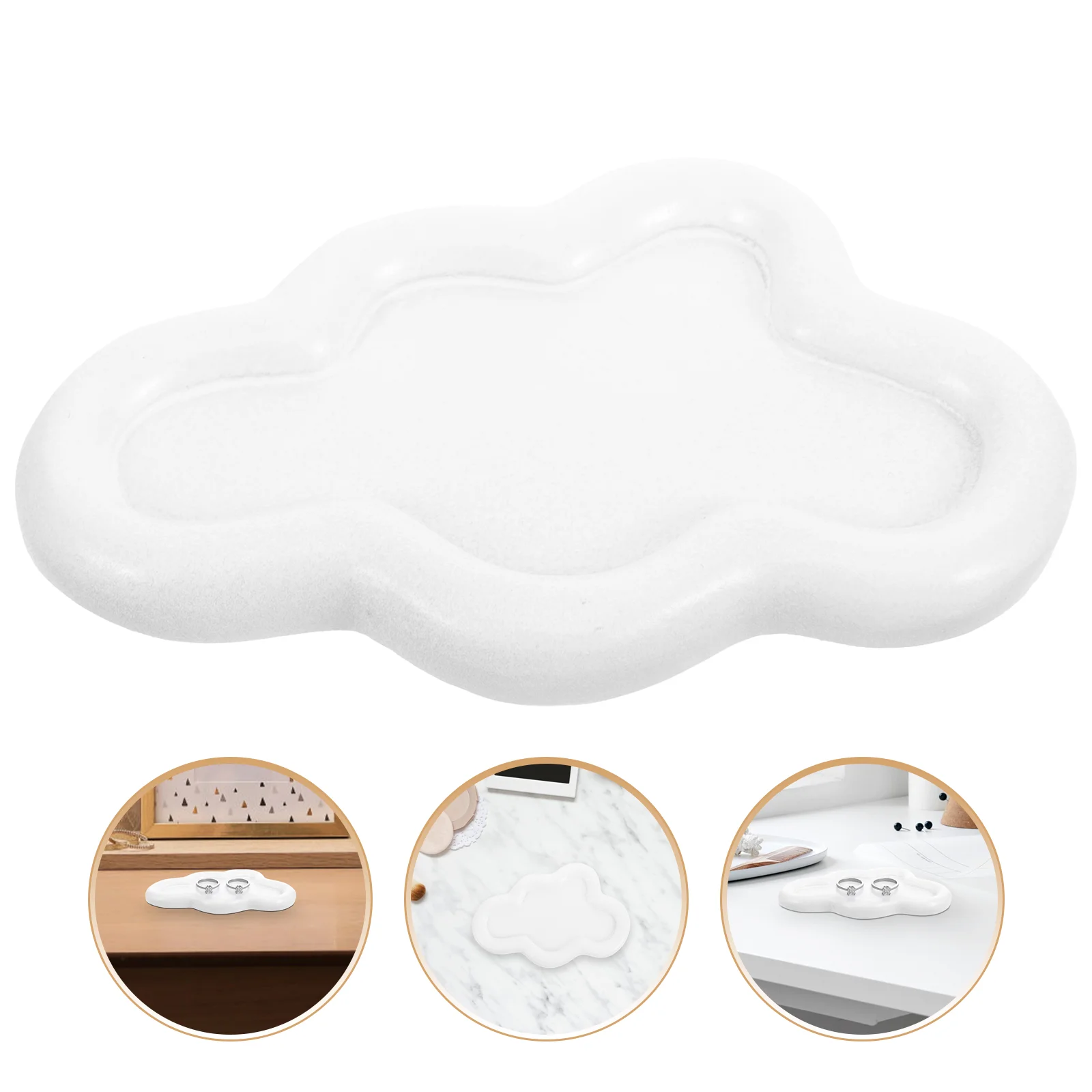 

Cloud Shape Trinket Dish Jewelry Tray Ring Holder Tray Jewelry Dish Tray