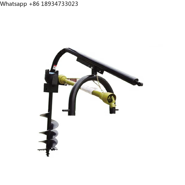 Farm Soil Powered Atv Post Hole Digger Rotary Auger Drill for Tractor