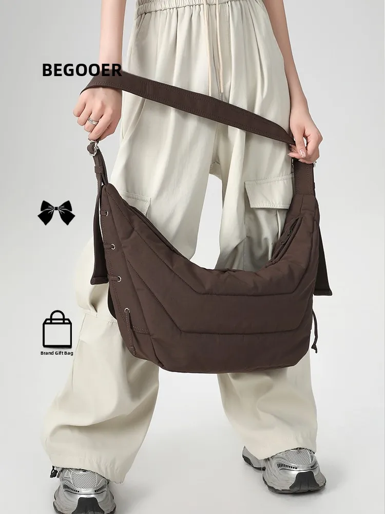 

BEGOOER Large Capaci Casual Lazy Sle Wanderlust Horn Bag Single oulder Slant Cross Bag Spring Summer New Cool Trend