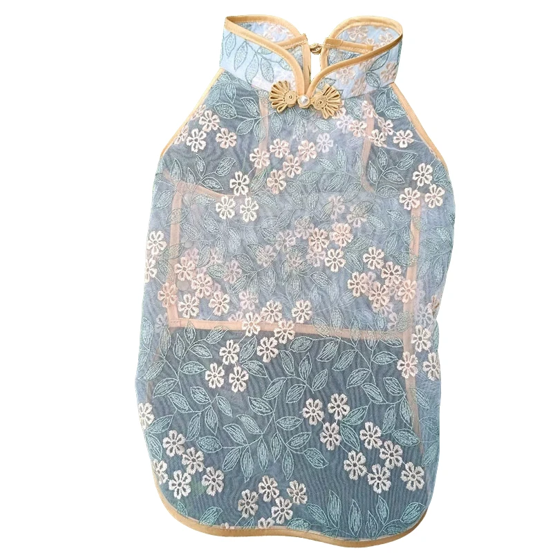 

Chinese Tang Suit Dog Vest Summer Pet Apparel Cat Puppy Yorkie Shih Tzu Maltese Pomeranian Bichon Poodle Schnauzer Dog Clothes
