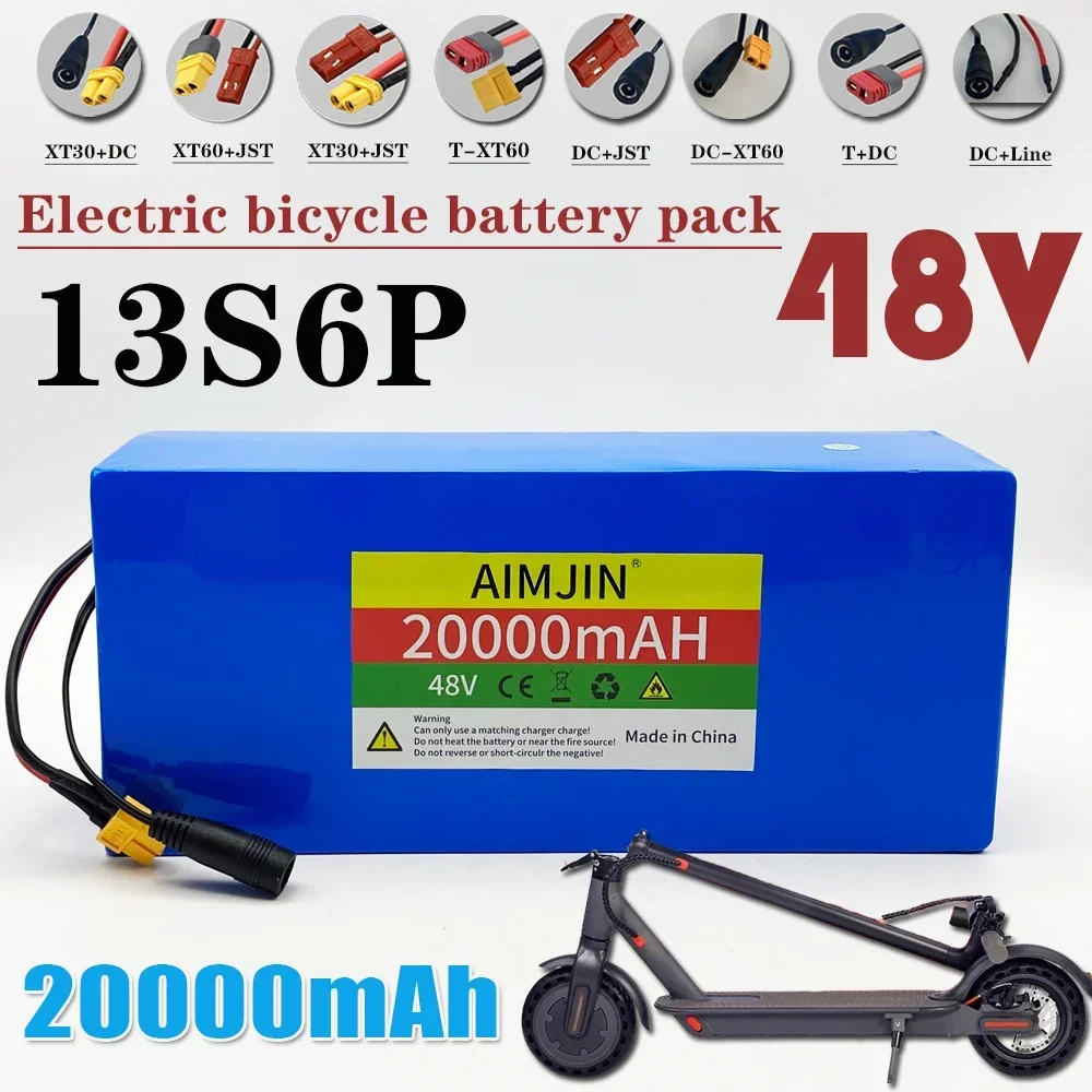 

13S5P 48v 20ah Brand new original 500-1000W large capacity lithium battery uses most vehicles and supports product customization